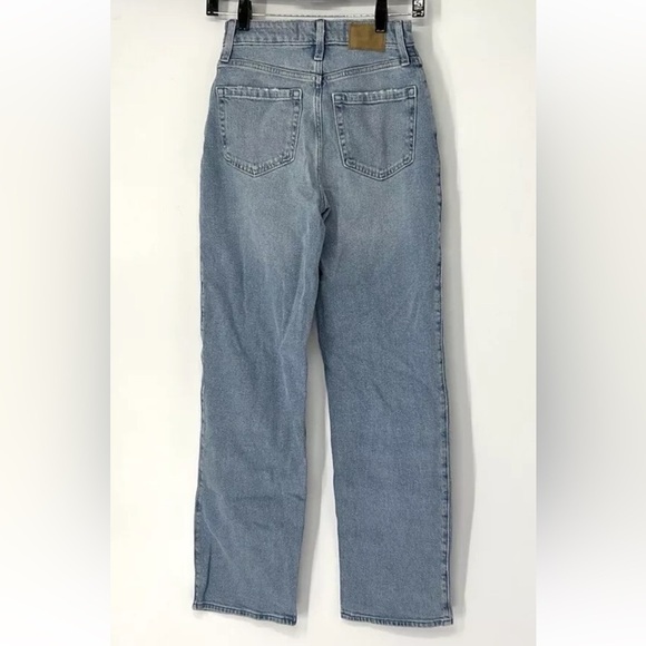 Hollister NWT high rise dad jeans women’s Size 24 Light Wash Denim - Picture 5 of 8